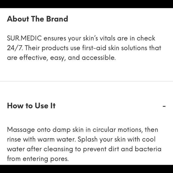 SUR.MEDIC+ Azulene SoothingPH Cleanser 15ml Sealed - Picture 11 of 15